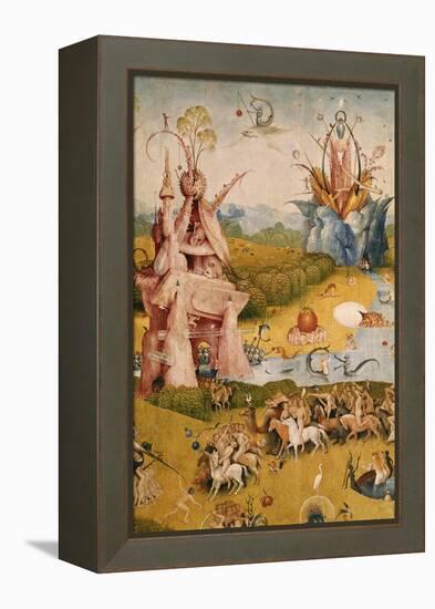 Garden of Earthly Delights, Detail No.3-Hieronymus Bosch-Framed Premier Image Canvas