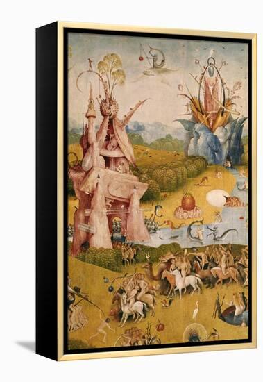 Garden of Earthly Delights, Detail No.3-Hieronymus Bosch-Framed Premier Image Canvas