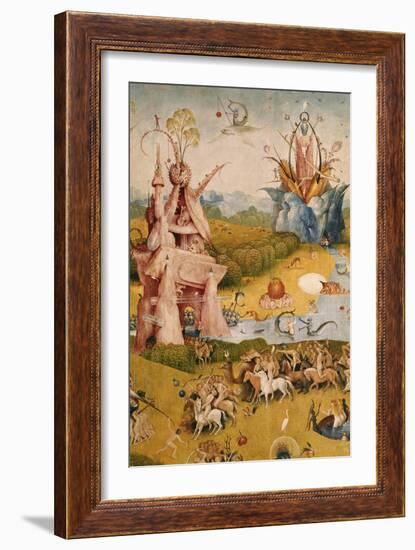 Garden of Earthly Delights, Detail No.3-Hieronymus Bosch-Framed Giclee Print