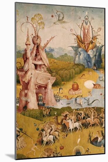 Garden of Earthly Delights, Detail No.3-Hieronymus Bosch-Mounted Giclee Print