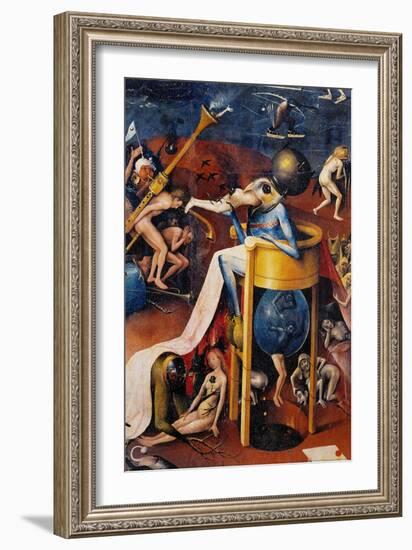 Garden of Earthly Delights-Hell Music-Hieronymus Bosch-Framed Art Print