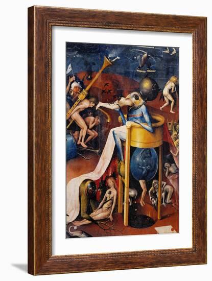 Garden of Earthly Delights-Hell Music-Hieronymus Bosch-Framed Art Print