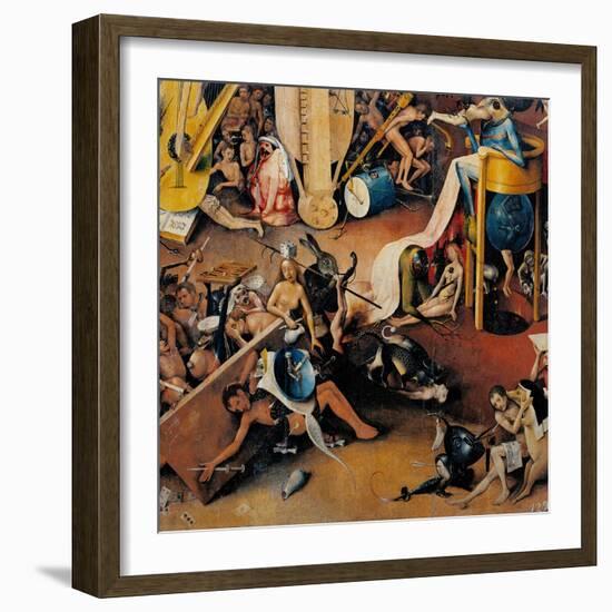 Garden of Earthly Delights-Hell Music-Hieronymus Bosch-Framed Art Print