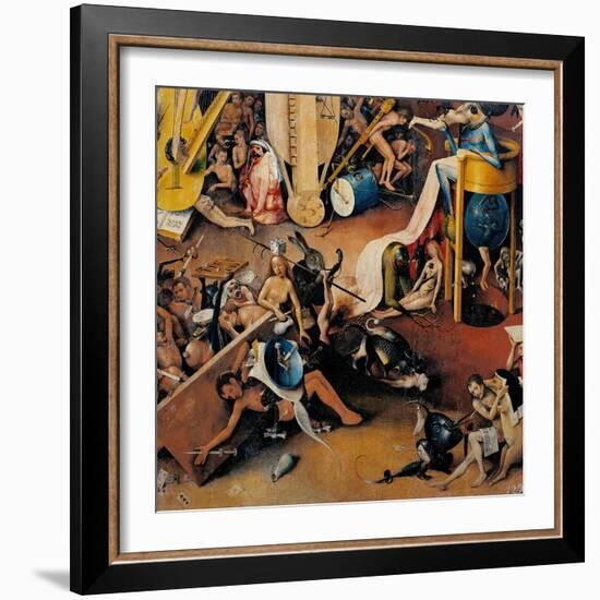 Garden of Earthly Delights-Hell Music-Hieronymus Bosch-Framed Art Print