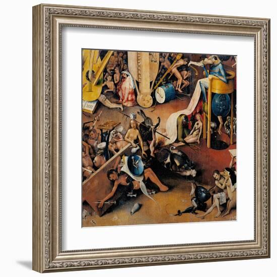 Garden of Earthly Delights-Hell Music-Hieronymus Bosch-Framed Art Print