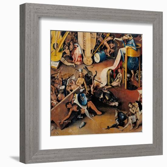 Garden of Earthly Delights-Hell Music-Hieronymus Bosch-Framed Art Print