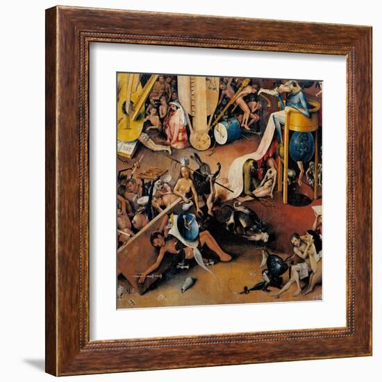 Garden of Earthly Delights-Hell Music-Hieronymus Bosch-Framed Art Print