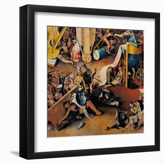 Garden of Earthly Delights-Hell Music-Hieronymus Bosch-Framed Art Print