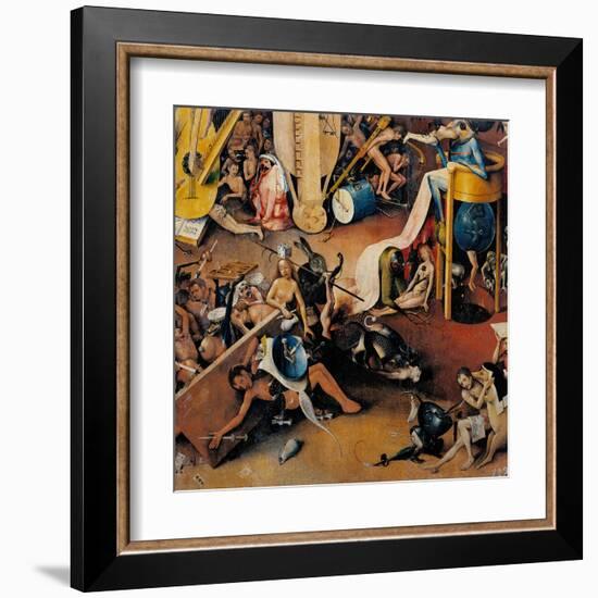 Garden of Earthly Delights-Hell Music-Hieronymus Bosch-Framed Art Print