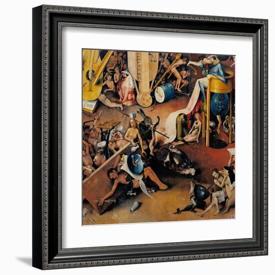 Garden of Earthly Delights-Hell Music-Hieronymus Bosch-Framed Art Print