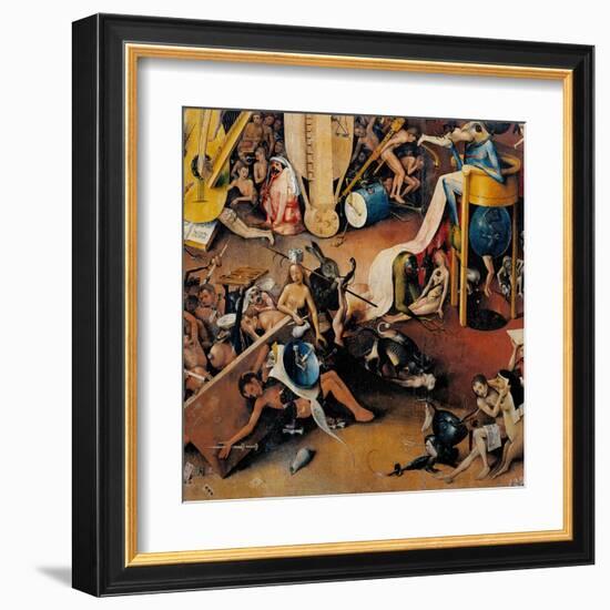 Garden of Earthly Delights-Hell Music-Hieronymus Bosch-Framed Art Print