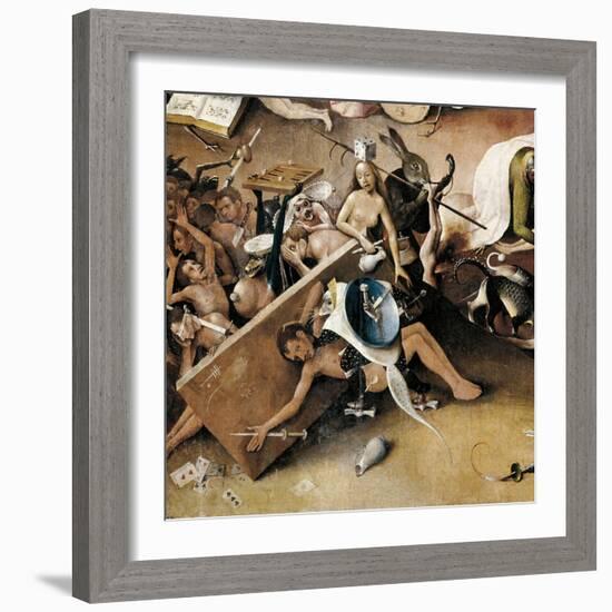 Garden of Earthly Delights-Hieronymus Bosch-Framed Art Print