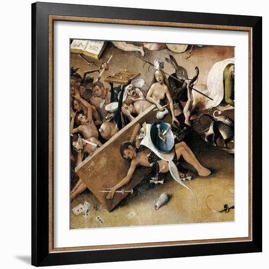 Garden of Earthly Delights-Hieronymus Bosch-Framed Art Print