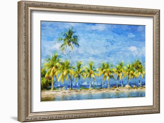 Garden of Eden II - In the Style of Oil Painting-Philippe Hugonnard-Framed Giclee Print