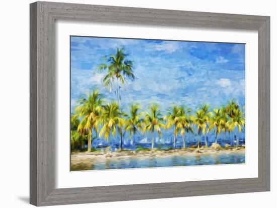 Garden of Eden II - In the Style of Oil Painting-Philippe Hugonnard-Framed Giclee Print