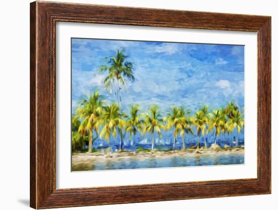 Garden of Eden II - In the Style of Oil Painting-Philippe Hugonnard-Framed Giclee Print