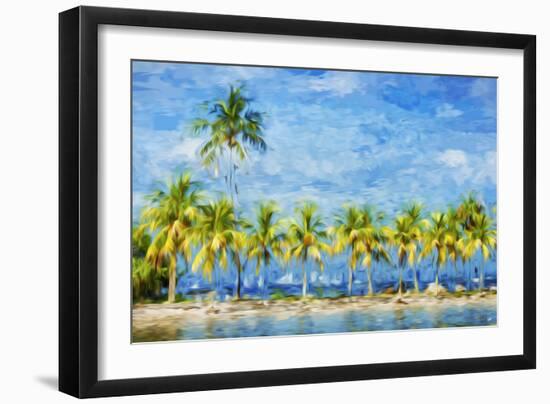 Garden of Eden II - In the Style of Oil Painting-Philippe Hugonnard-Framed Giclee Print