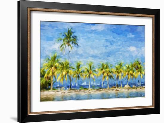 Garden of Eden II - In the Style of Oil Painting-Philippe Hugonnard-Framed Giclee Print