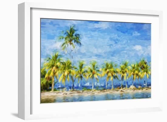 Garden of Eden II - In the Style of Oil Painting-Philippe Hugonnard-Framed Giclee Print