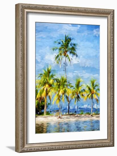 Garden of Eden III - In the Style of Oil Painting-Philippe Hugonnard-Framed Giclee Print