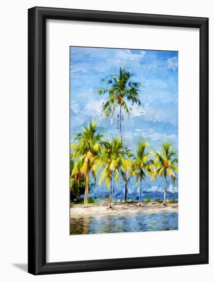 Garden of Eden III - In the Style of Oil Painting-Philippe Hugonnard-Framed Giclee Print