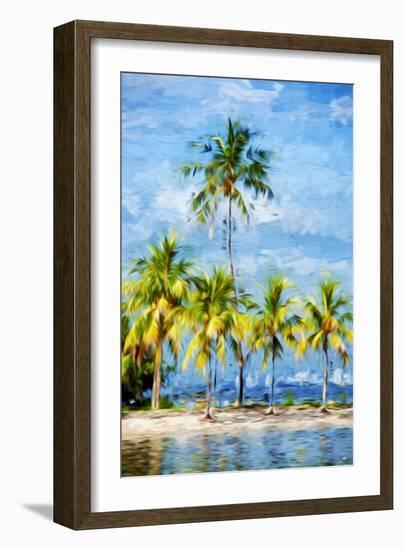 Garden of Eden III - In the Style of Oil Painting-Philippe Hugonnard-Framed Giclee Print