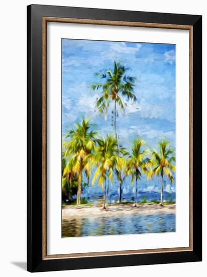 Garden of Eden III - In the Style of Oil Painting-Philippe Hugonnard-Framed Giclee Print