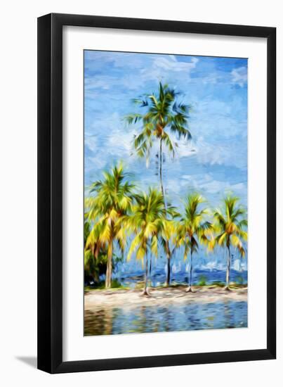 Garden of Eden III - In the Style of Oil Painting-Philippe Hugonnard-Framed Giclee Print