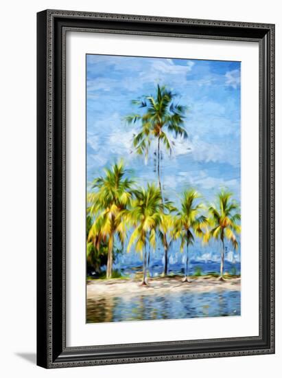 Garden of Eden III - In the Style of Oil Painting-Philippe Hugonnard-Framed Giclee Print