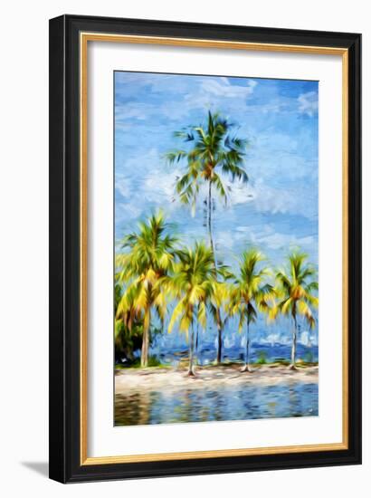 Garden of Eden III - In the Style of Oil Painting-Philippe Hugonnard-Framed Giclee Print