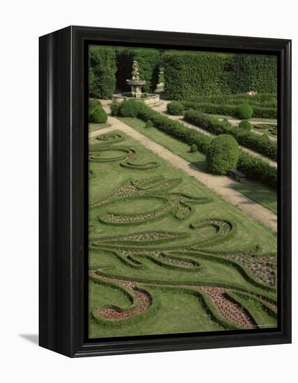 Garden of Flora, Kromeriz Palace, Unesco World Heritage Site, South Moravia, Czech Republic-Upperhall-Framed Premier Image Canvas