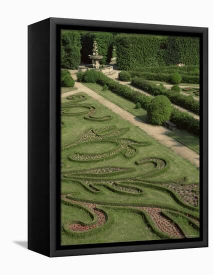 Garden of Flora, Kromeriz Palace, Unesco World Heritage Site, South Moravia, Czech Republic-Upperhall-Framed Premier Image Canvas