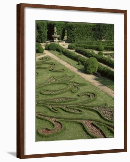 Garden of Flora, Kromeriz Palace, Unesco World Heritage Site, South Moravia, Czech Republic-Upperhall-Framed Photographic Print