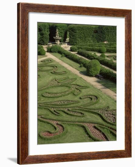 Garden of Flora, Kromeriz Palace, Unesco World Heritage Site, South Moravia, Czech Republic-Upperhall-Framed Photographic Print