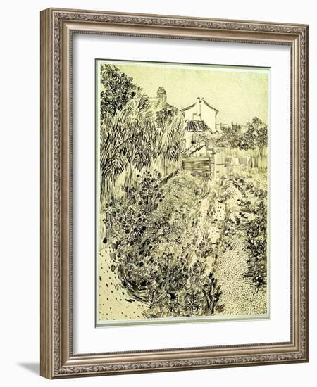 Garden of Flowers, 1888-Vincent van Gogh-Framed Giclee Print