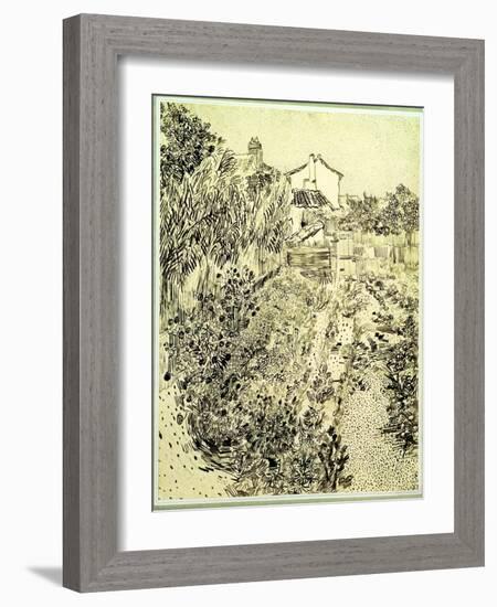 Garden of Flowers, 1888-Vincent van Gogh-Framed Giclee Print