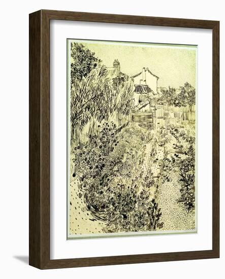 Garden of Flowers, 1888-Vincent van Gogh-Framed Giclee Print