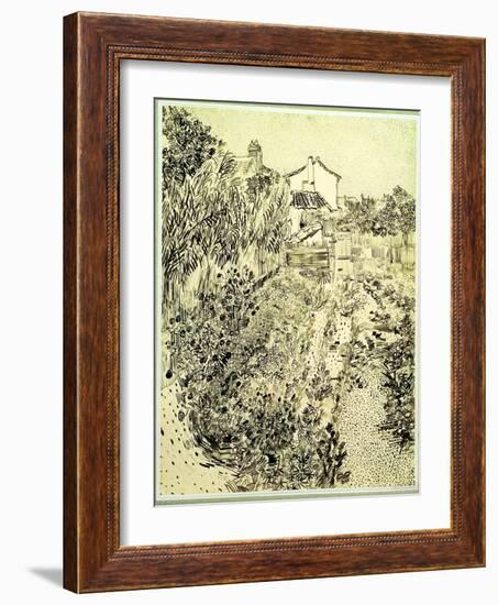 Garden of Flowers, 1888-Vincent van Gogh-Framed Giclee Print