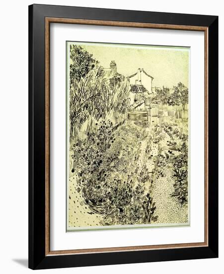 Garden of Flowers, 1888-Vincent van Gogh-Framed Giclee Print