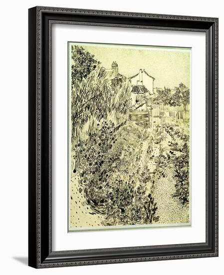 Garden of Flowers, 1888-Vincent van Gogh-Framed Giclee Print