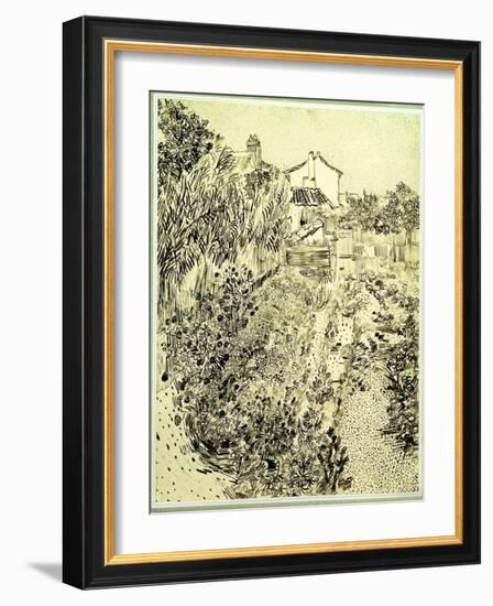 Garden of Flowers, 1888-Vincent van Gogh-Framed Giclee Print