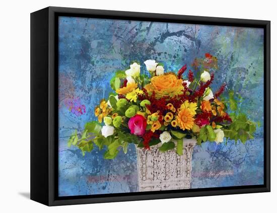 Garden Of Flowers M3-Ata Alishahi-Framed Premier Image Canvas