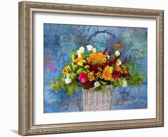 Garden Of Flowers M3-Ata Alishahi-Framed Giclee Print