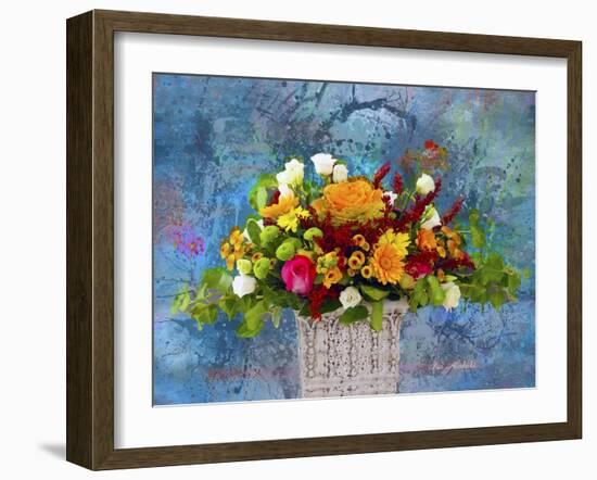 Garden Of Flowers M3-Ata Alishahi-Framed Giclee Print