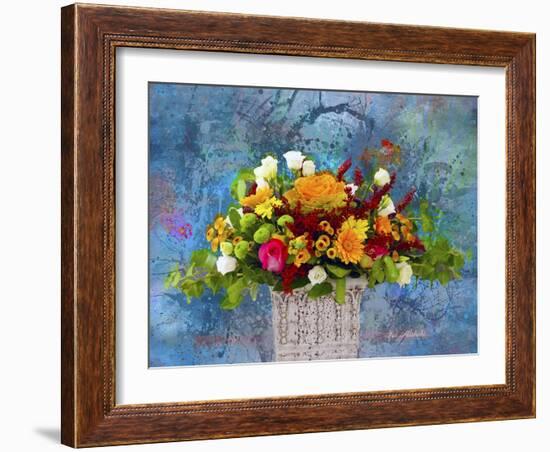 Garden Of Flowers M3-Ata Alishahi-Framed Giclee Print