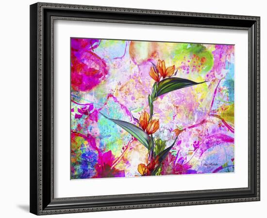 Garden Of Flowers M8A-Ata Alishahi-Framed Giclee Print