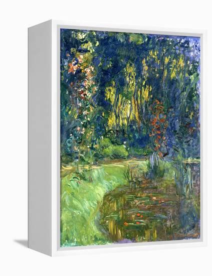 Garden of Giverny, 1923-Claude Monet-Framed Premier Image Canvas