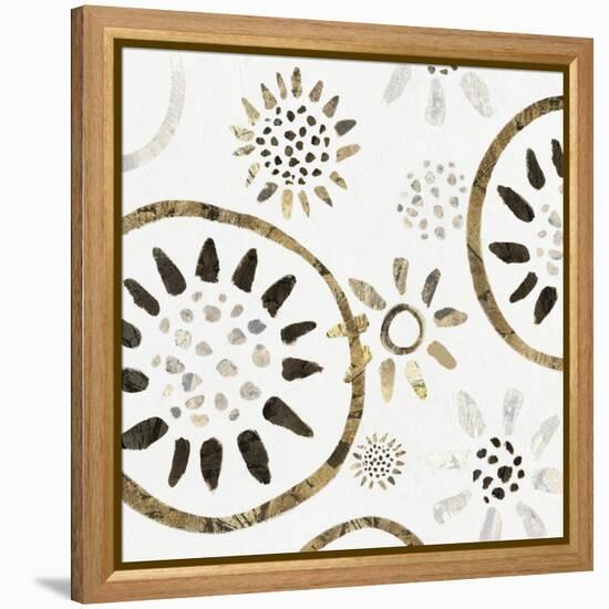 Garden of Gold I-Isabelle Z-Framed Stretched Canvas