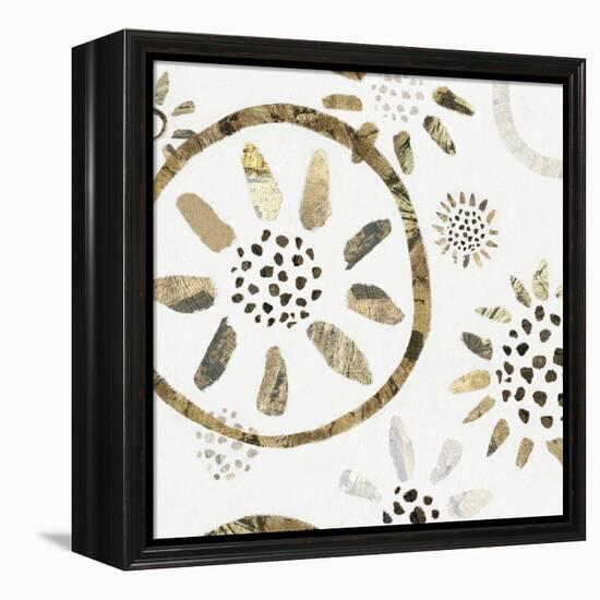 Garden of Gold II-Isabelle Z-Framed Stretched Canvas