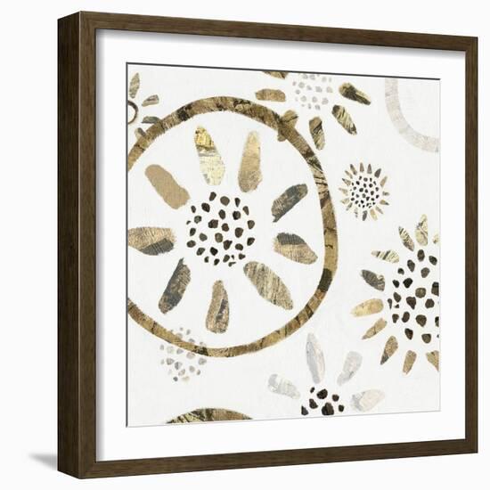 Garden of Gold II-Isabelle Z-Framed Art Print